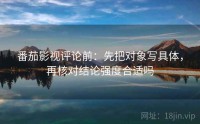 番茄影视评论前：先把对象写具体，再核对结论强度合适吗