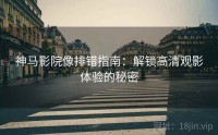 神马影院像排错指南：解锁高清观影体验的秘密