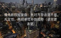 蜂鸟影院短复盘：先对齐导语是不是先定性，再把单位补到图旁（读完更清楚）