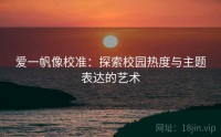 爱一帆像校准：探索校园热度与主题表达的艺术