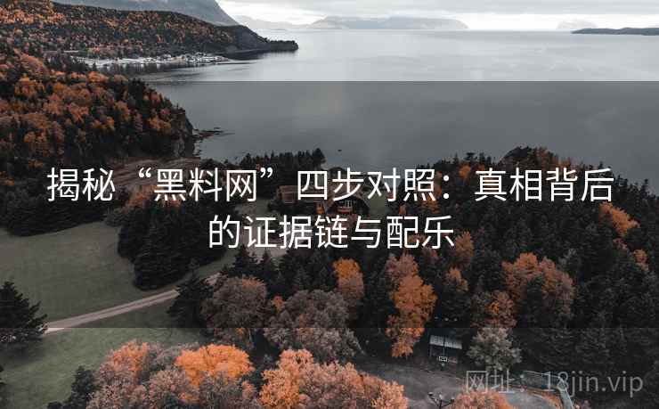 揭秘“黑料网”四步对照：真相背后的证据链与配乐